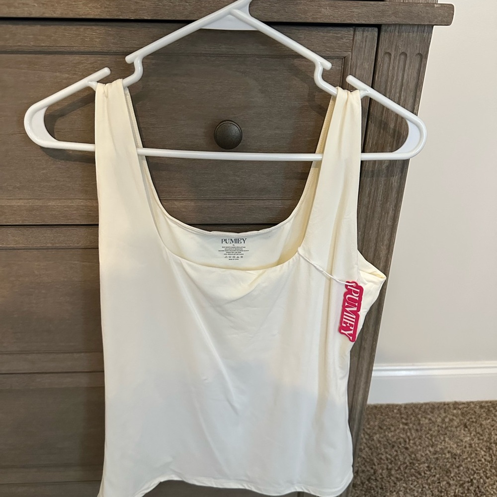 Cream Tank Top